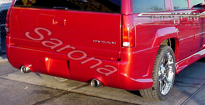 Custom Cadillac Escalade Rear Bumper  SUV/SAV/Crossover (1999 - 2001) - $490.00 (Part #CD-004-RB)